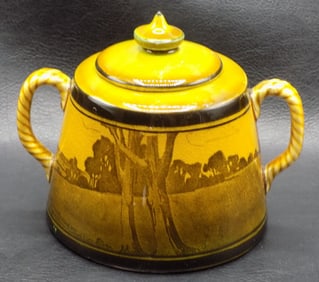 Vintage Royal Doulton Haystacks Woodland Series sugar bowl