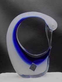 Mid century modern Murano art glass bird.