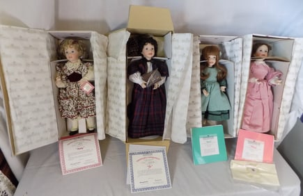 Ashton Drake Gallery set of four My Little Woman Collection