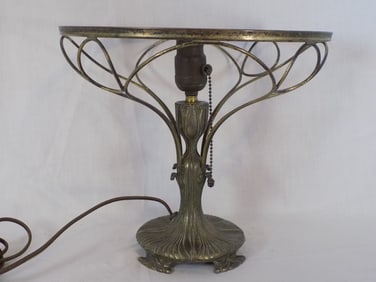 Vintage signed Pairpoint lamp base