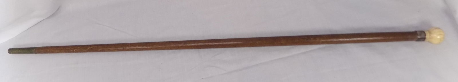 Antique cane with carved handle (1 of 3)