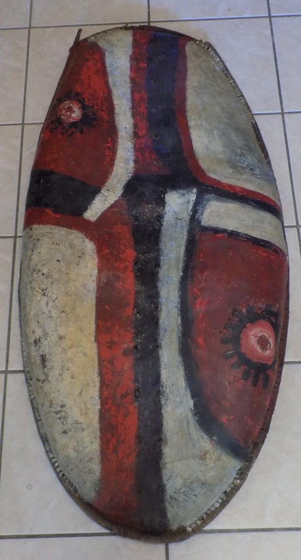 Large vintage to antique African shield (1 of 8)