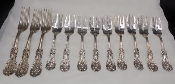 Beautiful vintage Francis I sterling silver forks