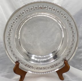 Vintage sterling silver serving bowl.