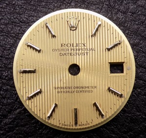 Vintage Rolex Oyster Perpetual Datejust watch dial