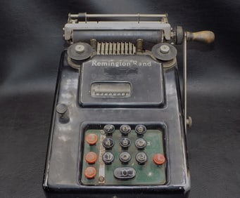 Antique Remington Rand adding machine