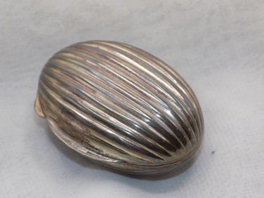 Signed Tiffany sterling ring box.