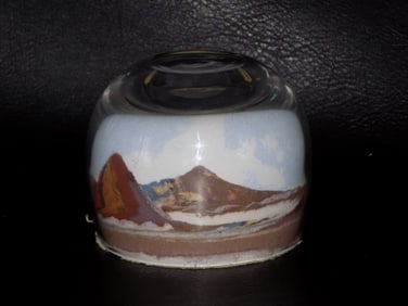 Vintage sand art bottle.
