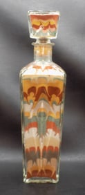 Vintage sand art bottle