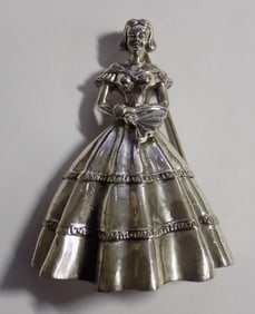 Vintage Danecraft sterling silver Southern Belle broach