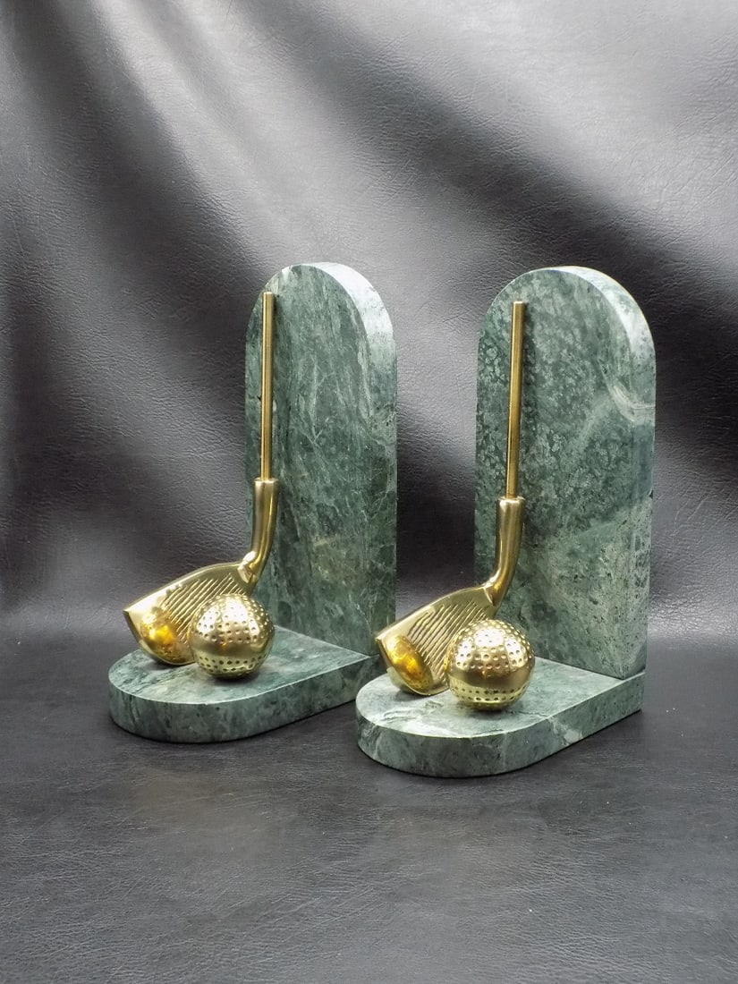 Great pair vintage of Golf bookends (1 of 7)