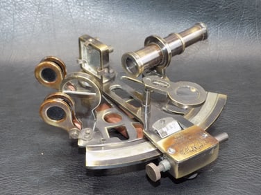 Brass working model marine nautical sexton collectable
