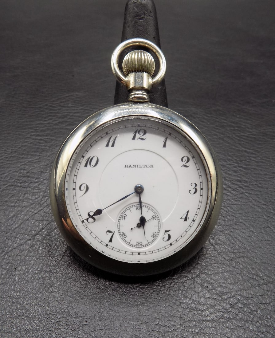 Antique Hamilton 21 jewel 992 Railroad Grade pocket watch. (1 of 5)