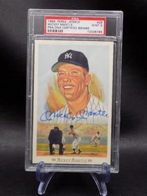 Superb graded Mint 9 Mickey Mantle Celebration baseball card