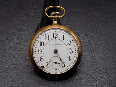 1907 Hampden 21 jewel Railroad Grade pocket watch