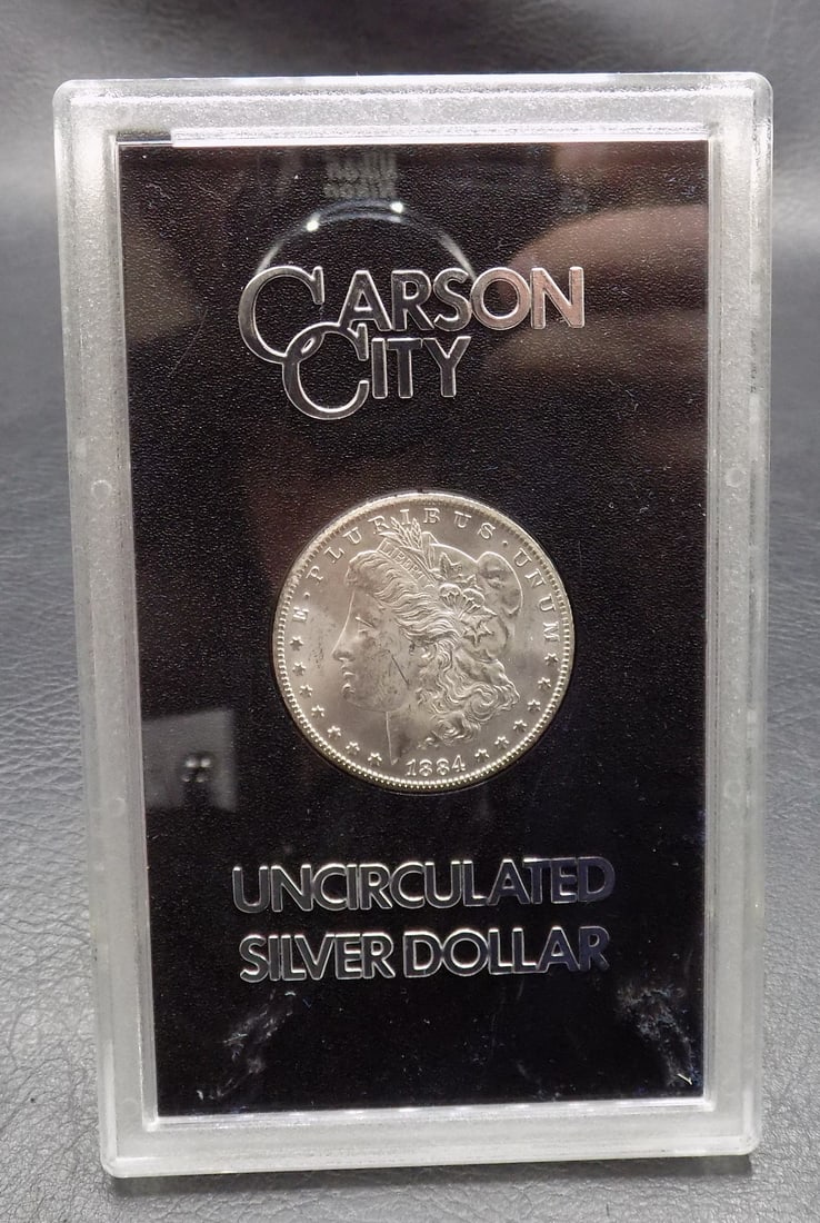 Uncirculated  1884-Carson City GSA Morgan Silver Dollar (1 of 8)