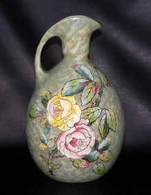 Fine antique Turn Teplitz Amphora Art Nouveau pitcher
