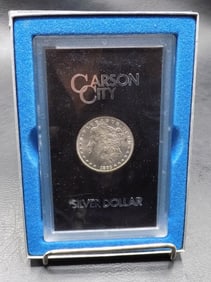 Uncirculated  1883-Carson City GSA Morgan Silver Dollar with original Box