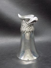 Great vintage Eagle head stirrup cup