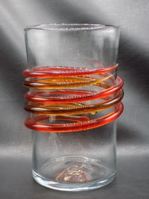 Midcentury  Blenko art glass vase