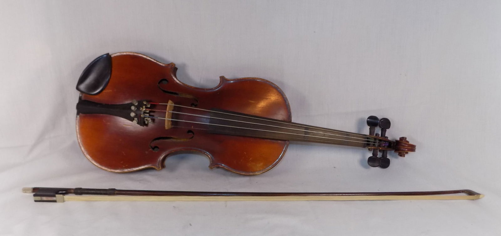 Antique violin in original wood case (1 of 13)