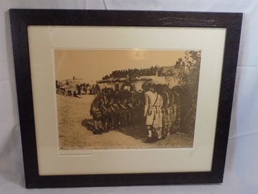 E.S. Curtis photo print of Antelopes and Snakes at Orabi