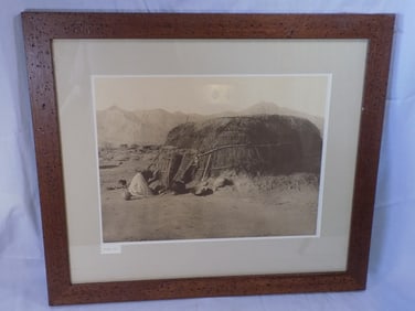 E.S. Curtis photo print of  Pima of Ki.