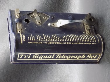Vintage Tri Signal Telegraph Set