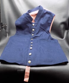 Vintage Native American Indian vest with military buttons
