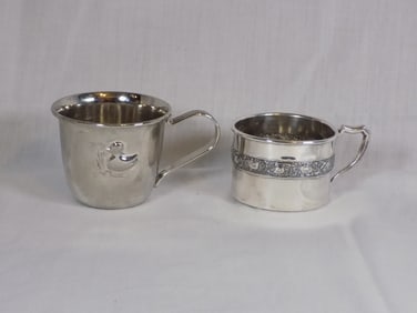 Two vintage children’s cups