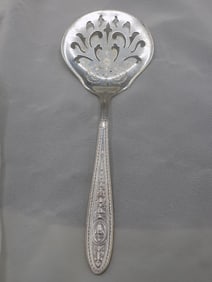 Vintage International Wedgewood sterling silver tomato serving spoon