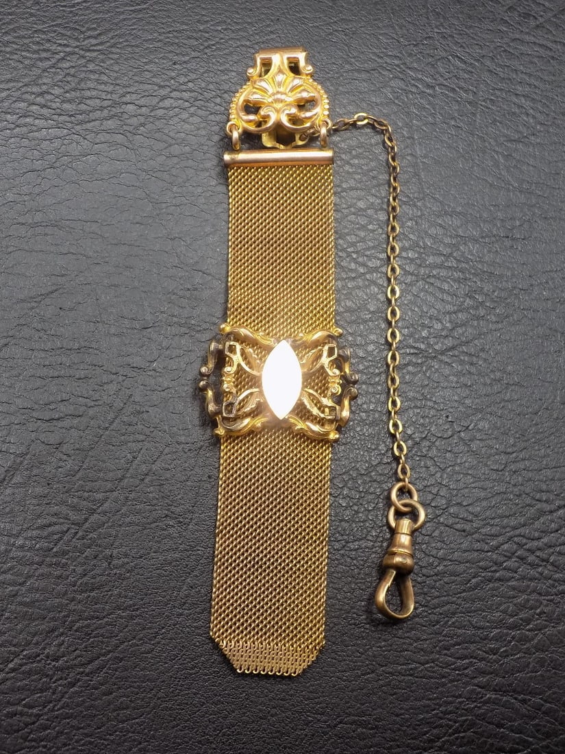 Antique Victorian gold filled pocket watch fob.: Antique Victorian gold filled pocket watch fob. No markings. In very good original as found condition. Great quality and detail. 4 ½ inches long, not including the chain. For in house shipping,