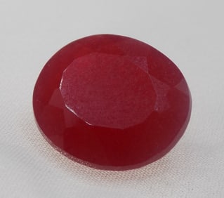 18 ct tourmaline faceted gemstone.