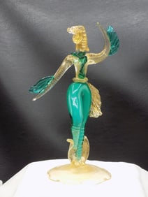Vintage Murano Venetian art glass dancer