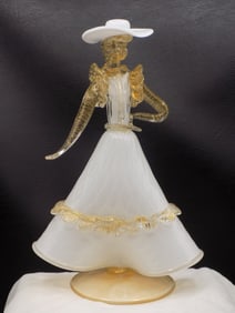 Vintage Murano Venetian art glass dancer