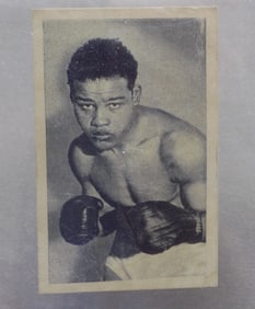 Antique Joe Louis boxing trade card