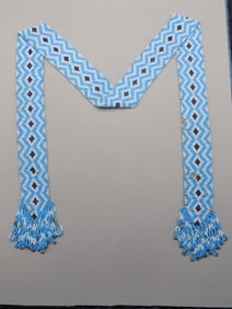 Vintage Native American Indian beaded neck sash