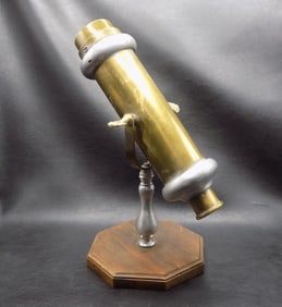 Impressive large antique rotating kaleidoscope