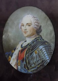 Vintage oil painting of gentleman. Artist signed