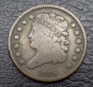 1835 US half cent