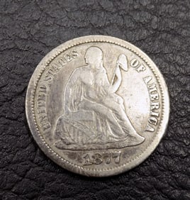 1877 Carson City silver dime