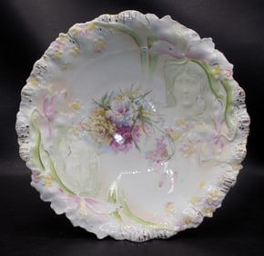 Beautiful antique RS Prussia double hidden image bowl