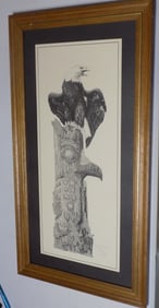 Limited Edition Eagle Totem 149/150 signed Snow