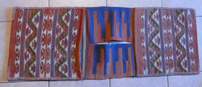 Vintage hand made Oriental saddle bag