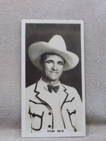 Antique Tom Mix picture tobacco trade card