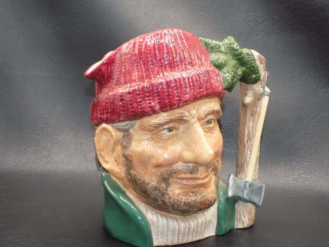Vintage large Royal Doulton mug The Lumberjack (1 of 7)