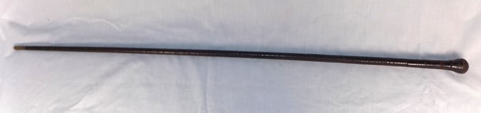 antique hand wrapped with  leather plantation slave cane