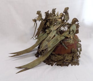 Miao tribe crown.  A traditional head piece from the Yunnan region of China and Laos