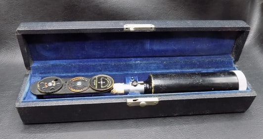 Vintage Morton ophthalmoscope by Bausch & Lomb original box container