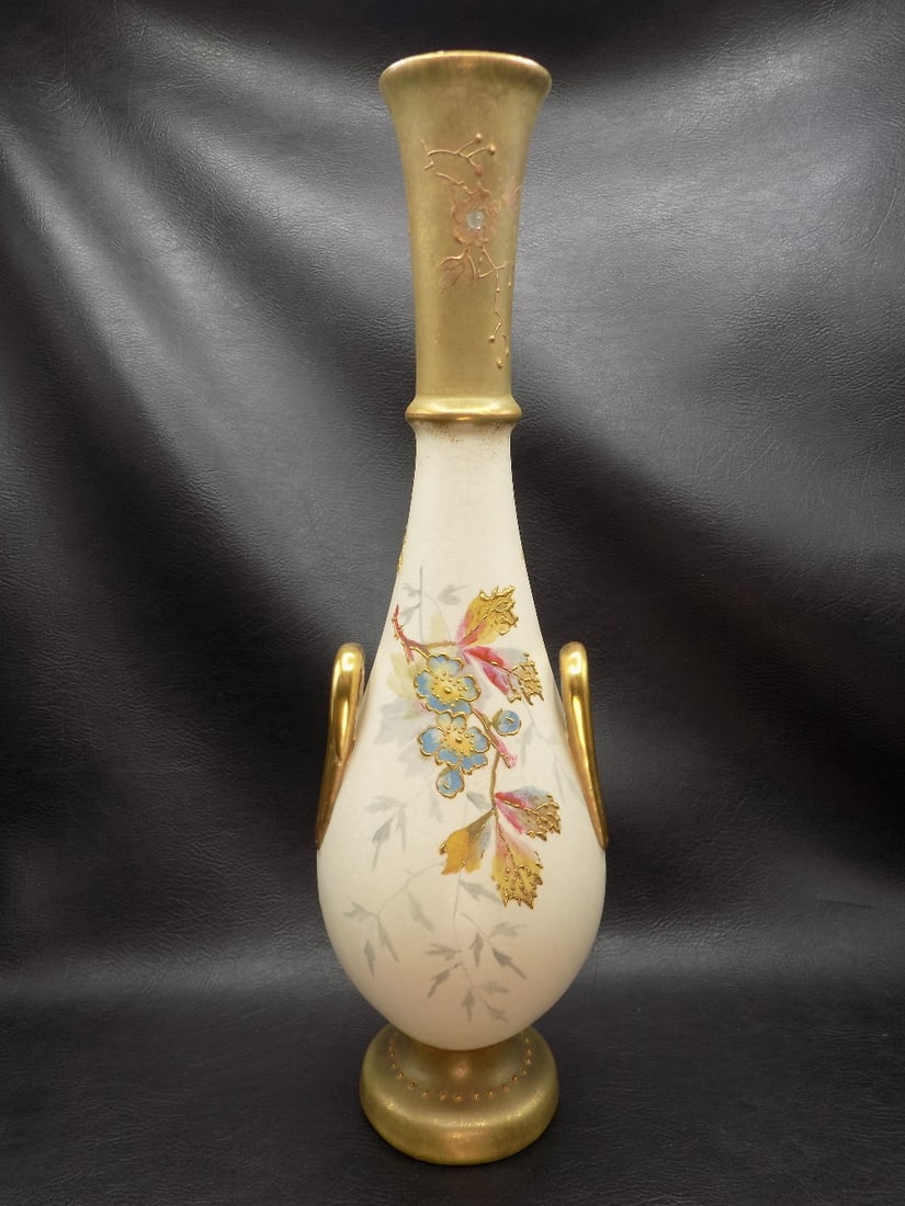 Fabulous antique hand decorated Royal Bonn vase - 3